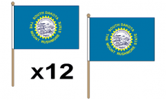 South Dakota Hand Flags